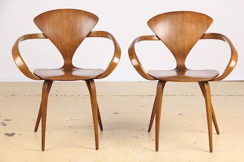 PAIR OF PERIOD PLYCRAFT WALNUT