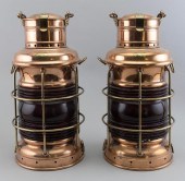 PAIR OF PERKO SHIP LANTERNS EA