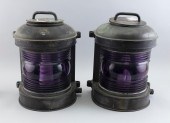 PAIR OF PERKO SHIP’S LANTERNS