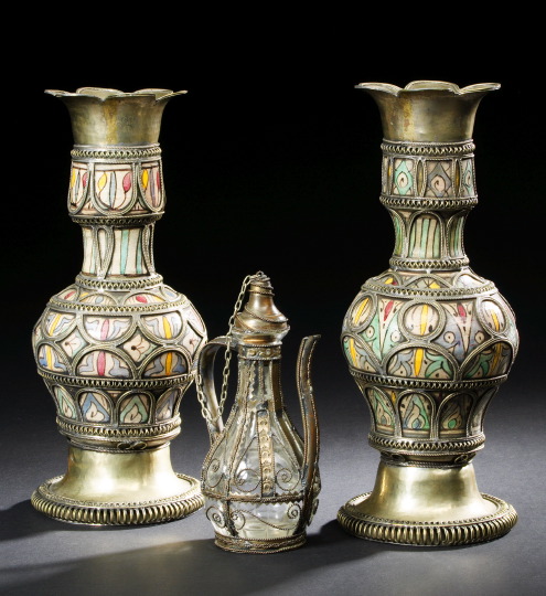 Pair of Persian Nickel