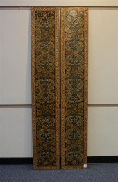 PAIR OF PERSIAN STYLE CARVED D