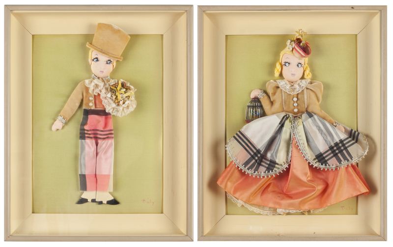 Pair of Personality Dolls by