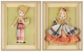 Pair of Personality Dolls by A