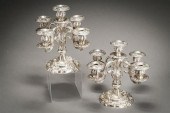 PAIR OF PERUVIAN ROCOCO STYLE