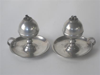 Pair of  "petticoat" whale oil
