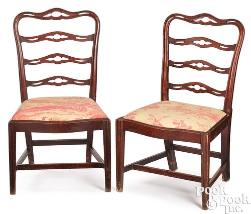 PAIR OF PHILADELPHIA CHIPPENDALE