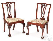 PAIR OF PHILADELPHIA CHIPPENDA