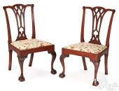 PAIR OF PHILADELPHIA CHIPPENDA