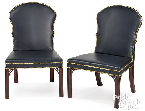PAIR OF PHILADELPHIA MAHOGANY