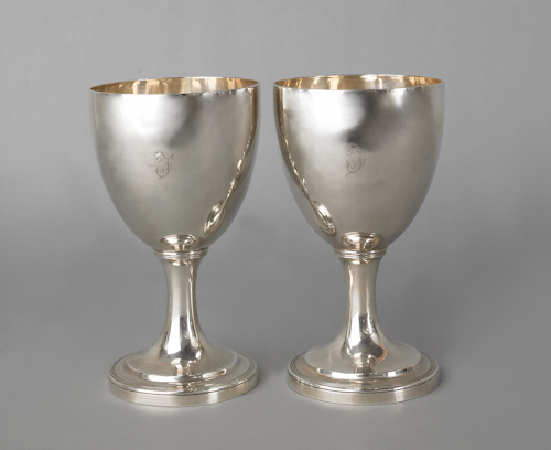 Pair of Philadelphia silver
