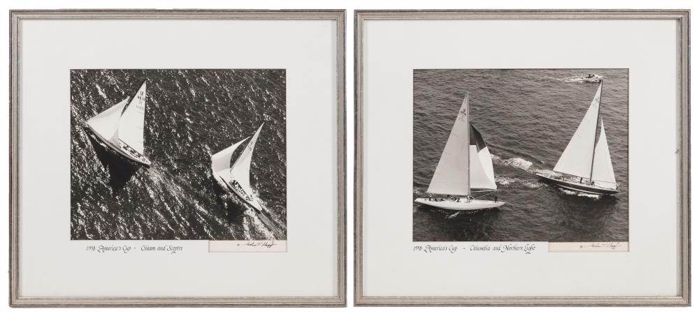 PAIR OF PHOTOGRAPHS OF AMERICA'S