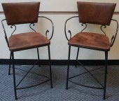 PAIR OF PIER 1 IMPORTS PAINTED