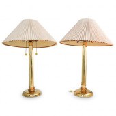 PAIR OF PIERRE CARDIN TABLE LA