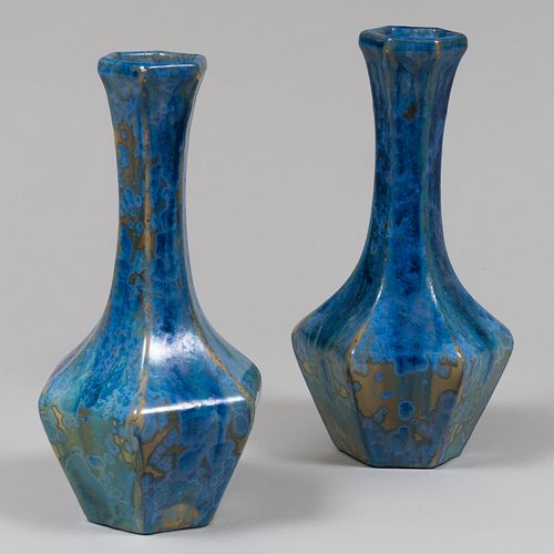 PAIR OF PIERREFONDS CRYSTALLINE