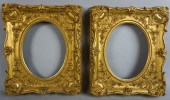PAIR OF PLASTER GILT ROCOCO FR