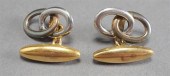 PAIR OF PLATINUM, 18-KARAT AND