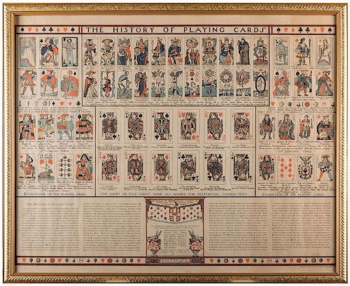 PAIR OF PLAYING CARD POSTERS.Pair