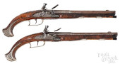 PAIR OF POLISH SILVER-MOUNTED