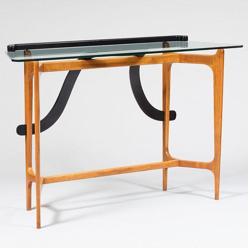 PAIR OF POLISHED AND LACQUERED