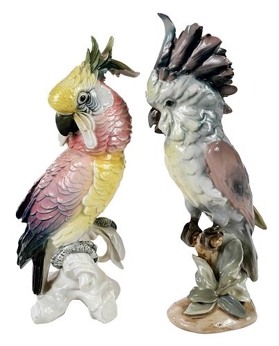 PAIR OF PORCELAIN BIRDSearly 20th