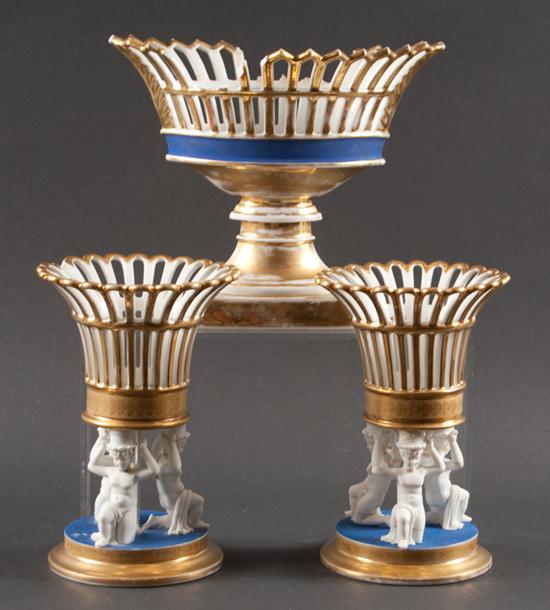 Pair of Porcelain de Paris