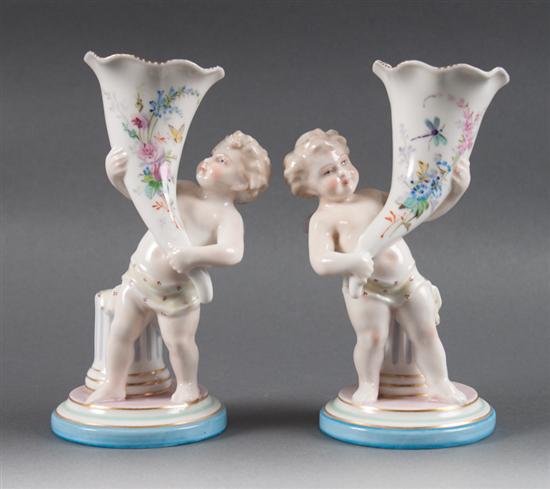 Pair of Porcelain de Paris