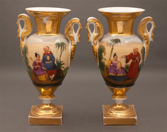 Pair of Porcelain de Paris
