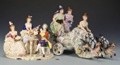 PAIR OF PORCELAIN FIGURALS, DR