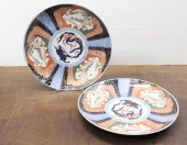 PAIR OF PORCELAIN IMARI CHARGE