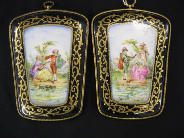 Pair of Porcelain Plaques