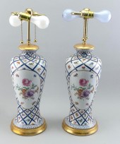 PAIR OF PORCELAIN VASES MOUNTE
