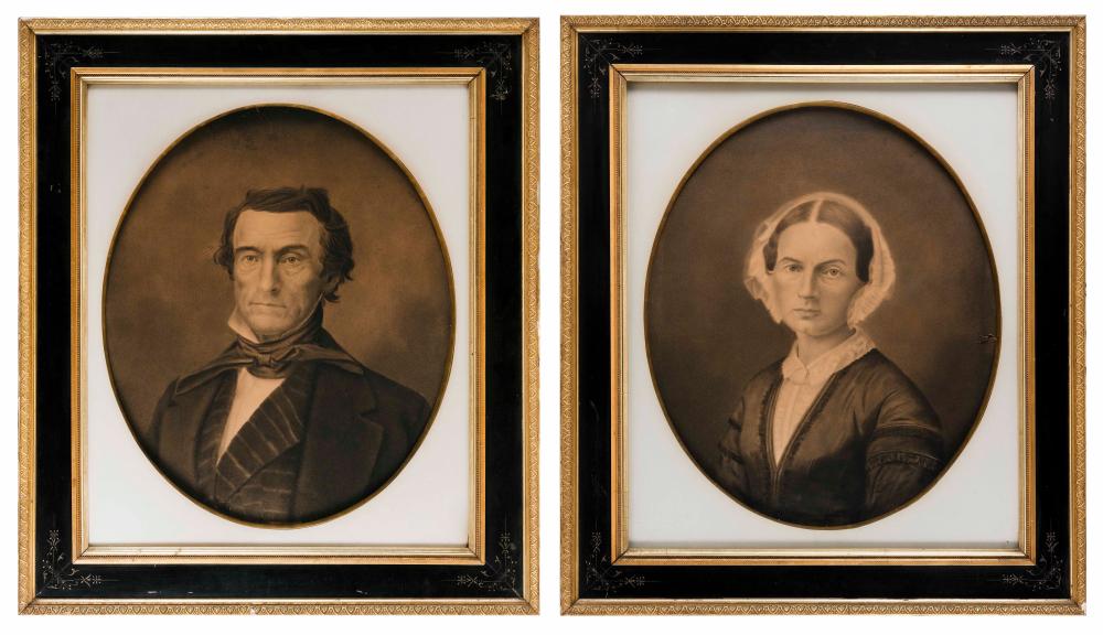 PAIR OF PORTRAITS 19TH CENTURY