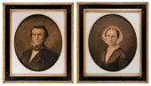PAIR OF PORTRAITS 19TH CENTURY