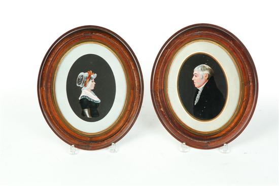 PAIR OF PORTRAITS.  American 