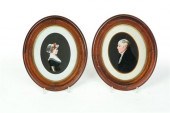PAIR OF PORTRAITS.  American