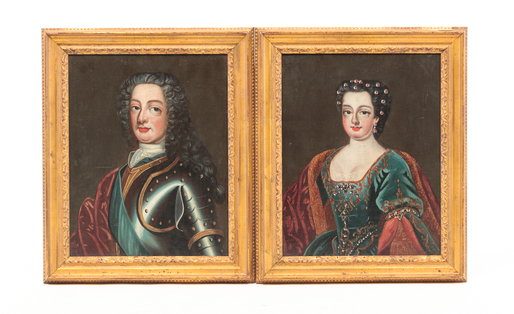 PAIR OF PORTRAITS ATTRIBUTED TO