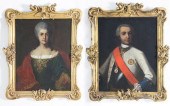 PAIR OF PORTRAITS "DOROTHEA AU
