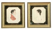 PAIR OF PORTRAITS LABELED BORG