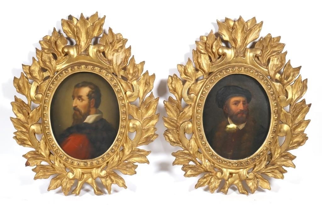 PAIR OF PORTRAITS OF MURILLO AND