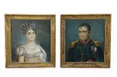 PAIR OF PORTRAITS OF NAPOLEON