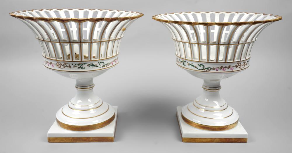 PAIR OF PORTUGUESE PORCELAIN