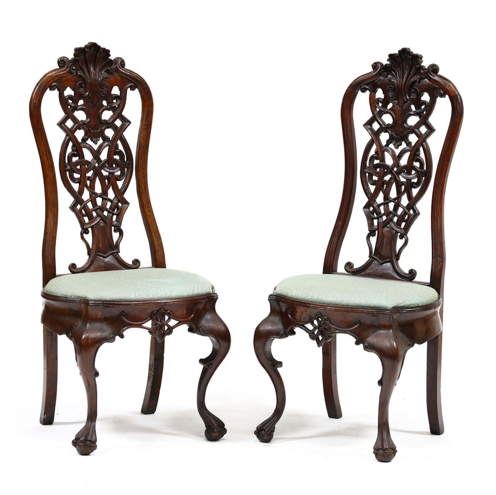 PAIR OF PORTUGUESE ROCOCO CARVED