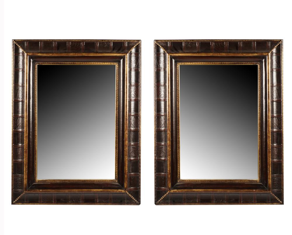PAIR OF PORTUGUESE STYLE EMBOSSED