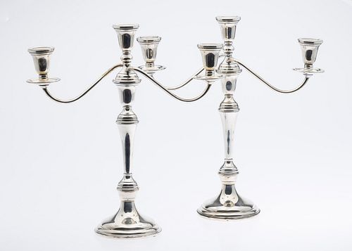 PAIR OF PREISNER THREE LIGHT