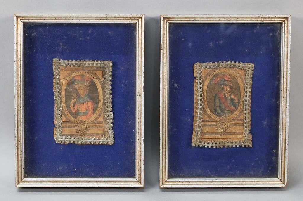 PAIR OF PRINCE ERNEST & PRINCESS