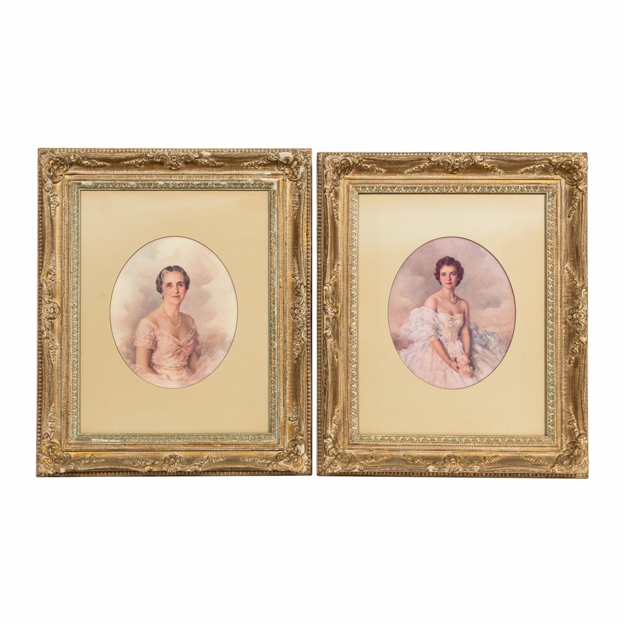 PAIR OF PRINTS, WOODRUFF FAMILY
