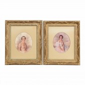 PAIR OF PRINTS, WOODRUFF FAMIL
