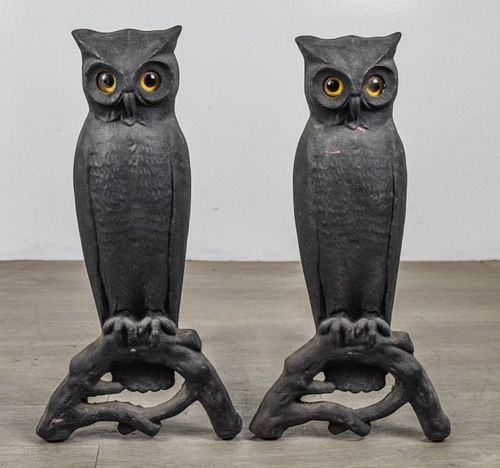 PAIR OF P.S. & W. CO. OWL