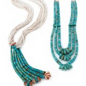 Pair of Pueblo Multi-strand Ne