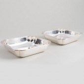 PAIR OF PUIFORCAT SILVER ENTRÃ